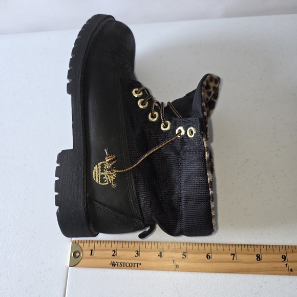 Timberland Waterproof Teddy Winter Boots Size 6 Faux Shearling Lug Sole Gorpcore - Picture 9 of 13